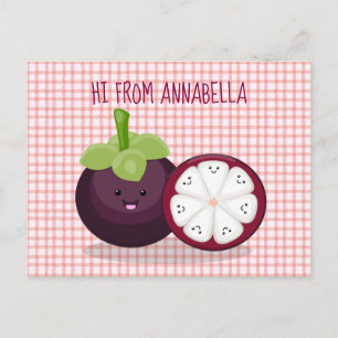 Carte Postale Caricature mignonne mauve mangouste
