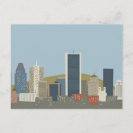 Carte Postale Caricature Montréal