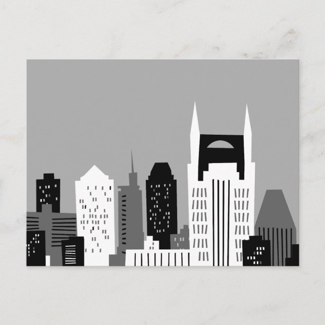 Carte Postale Caricature Nashville (Devant)