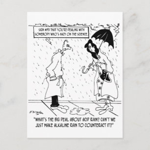 Carte Postale Caricature scientifique 7084