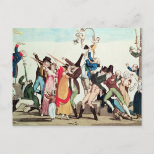 Carte Postale Caricature sur la Comète de 1811, vers 1811