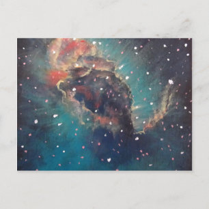 Carte Postale Carina Nebula peinture de l'art spatial