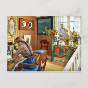 Carte Postale Carl Larsson - Communication écrite