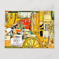 Carl Larsson - L'Atelier