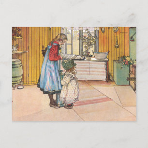 Carte Postale Carl Larsson - The Kitchen 1898