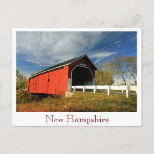 Carte Postale Carleton Coverted Bridge Swanzey NH, New Hampshire