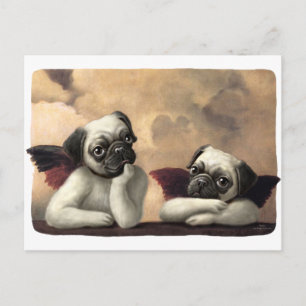 Carte Postale Carlin Cherubs inspiré par Raphael