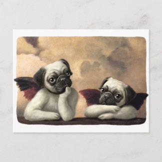 Carte Postale Carlin Cherubs inspiré par Raphael