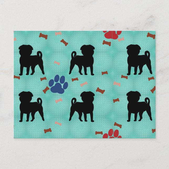 Carte Postale Carlin d'ombre (Devant)