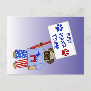 Carte Postale Carlins contre Trump