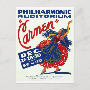 Carte Postale Carmen