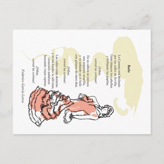 Carte Postale Carmen baila (Devant)