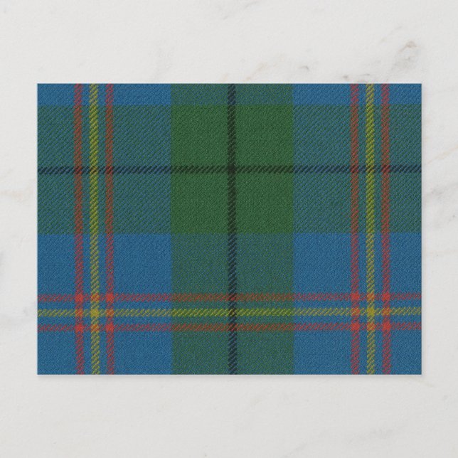 Carte postale Carmichael Ancienne Tartan Imprimer (Devant)