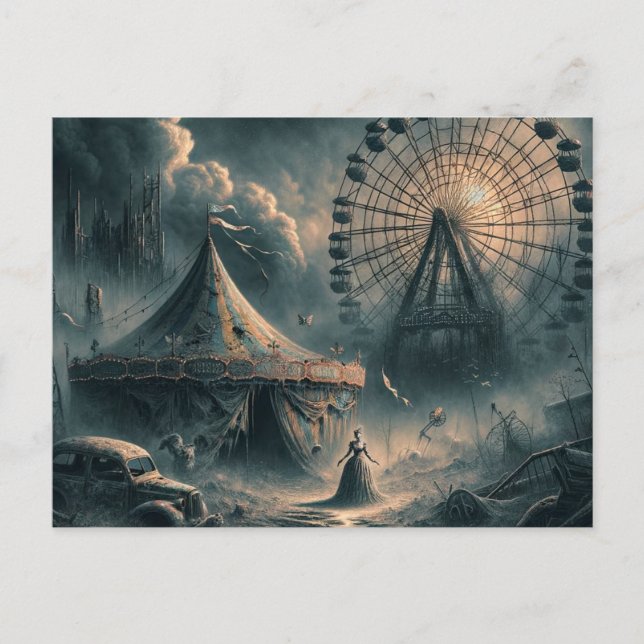 Carte Postale carnaval apocalyptique (Devant)