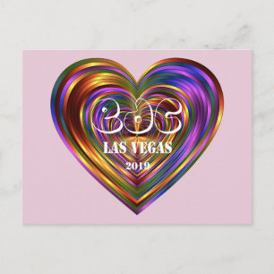 Carte Postale Carnaval de marguerite électrique - Las Vegas 2019