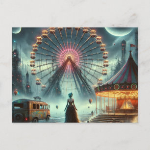 Carte Postale Carnaval Steampunk Sci Fi