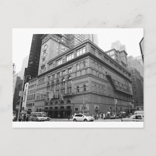 Carte Postale Carnegie Hall (Devant)