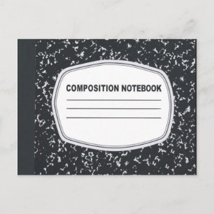 Carte postale Carnet de composition personnalisabl