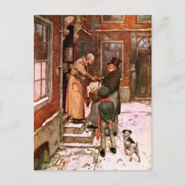 Carte Postale Carol de Noël : Livraison de la Turquie (Devant)