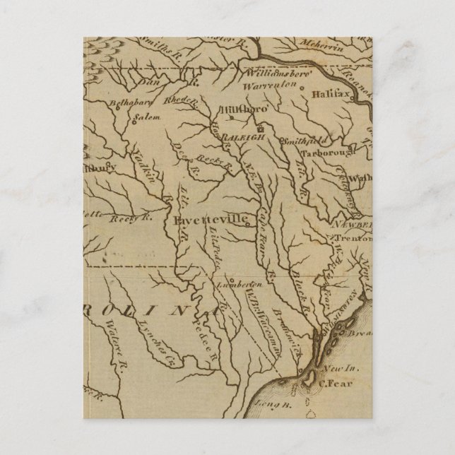 Carte Postale Caroline du Nord (Devant)