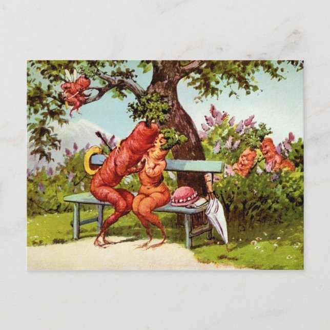 Carte Postale Carottes Postales Bissing Victoriennes (Devant)