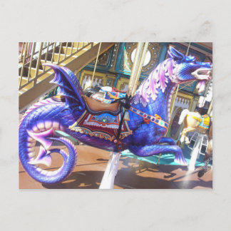 Carte Postale Carousel Seahorse