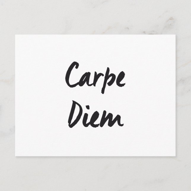 Carte Postale Carpe diem (Devant)