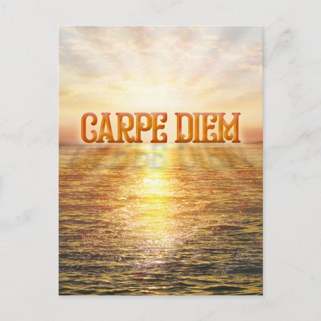 Carte Postale Carpe Diem (Devant)