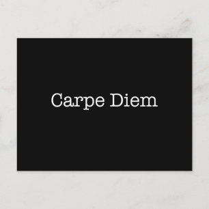 Carte Postale Carpe Diem Saisir la citation du jour - Citations
