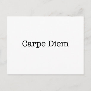 Carte Postale Carpe Diem Saisir la citation du jour - Citations