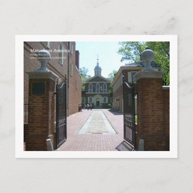 Carte Postale Carpenters Hall, Philadelphie (Devant)