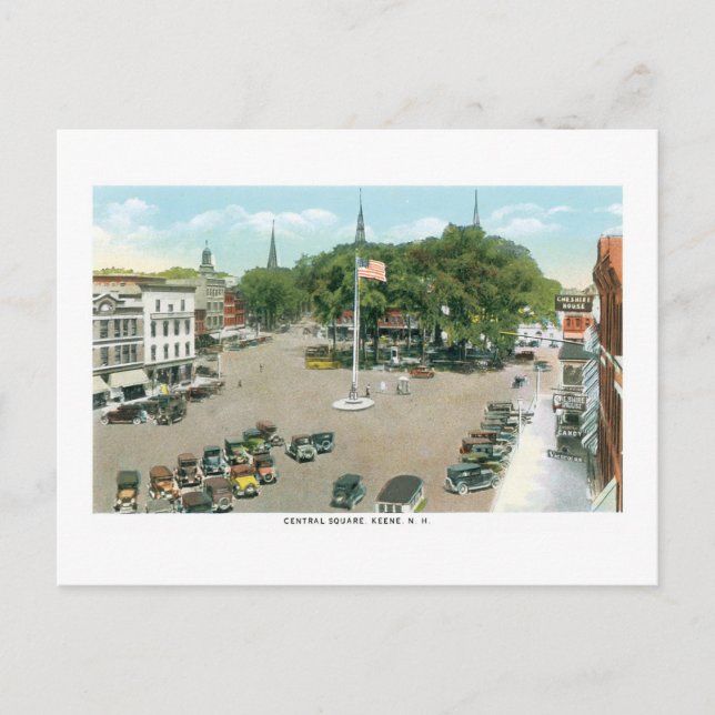 Carte Postale Carré central, Keene, New Hampshire (Devant)