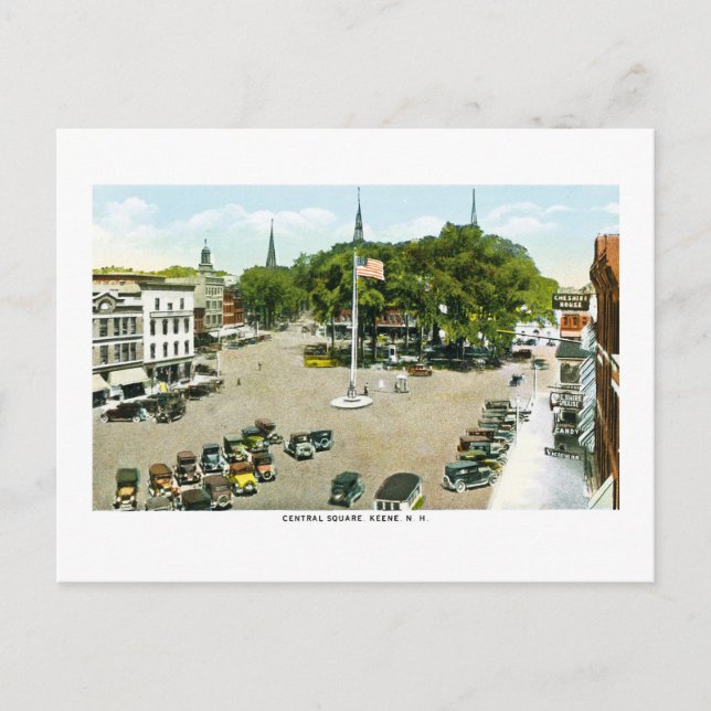 Carte Postale Carré central, Keene, New Hampshire (Devant)