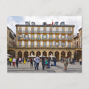 Carte Postale Carré de la Constitution à San Sebastian-Donostia.