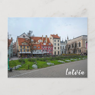 Carte Postale Carré de Livu à Riga, Lettonie