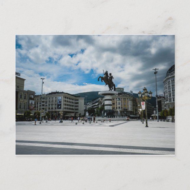 Carte Postale Carré de Macédoine, Skopje (Devant)