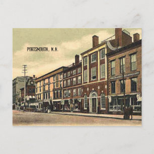 Carte Postale Carré de marché, Portsmouth, NH, c1905