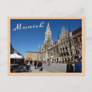 Carte postale Carré de Munich (Marienplatz)