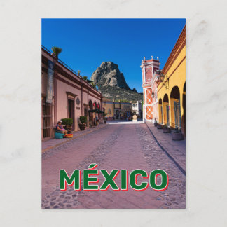 Carte Postale Carré De Ville À Berñal, Mexique