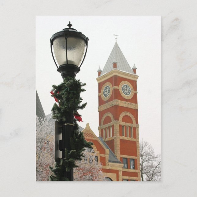 Carte Postale Carré de ville - Monroe, Wisconsin (Devant)