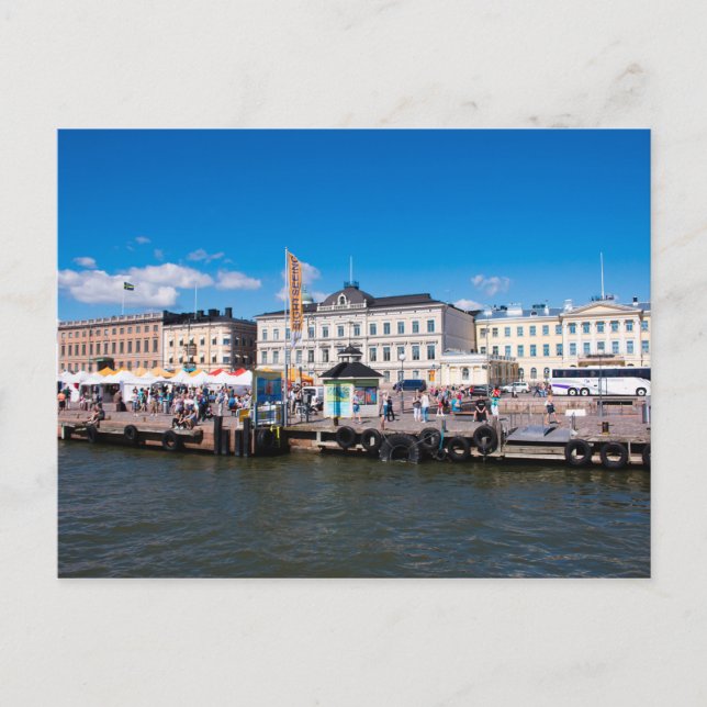 Carte Postale Carré du marché d'Helsinki (Devant)