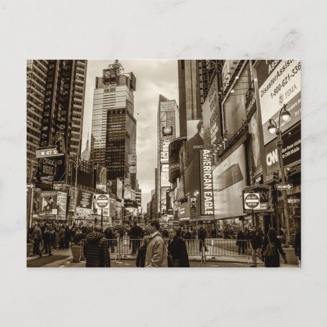 Carte Postale Carré du Times, New York (Devant)