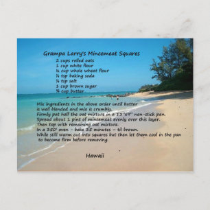 Carte postale Carré Mincemeat