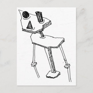 Carte Postale Carré Peg