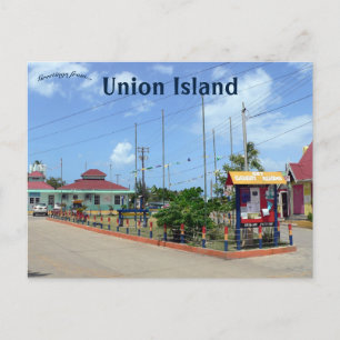 Carte Postale Carré principal de Union Island