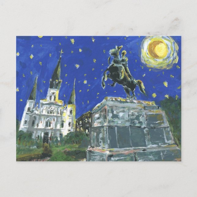 Carte Postale Carré Starry Night Jackson (Devant)