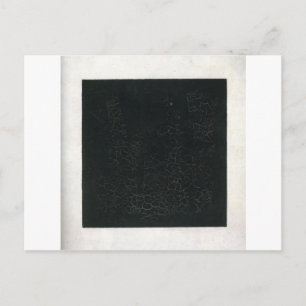 Carte Postale Carré suprématiste noir de Kazimir Malevich