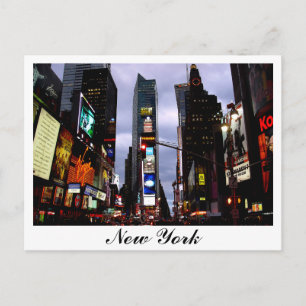 Carte postale Carré Times New York
