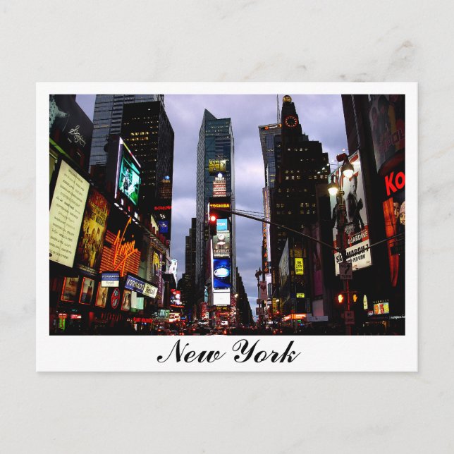 Carte postale Carré Times New York (Devant)