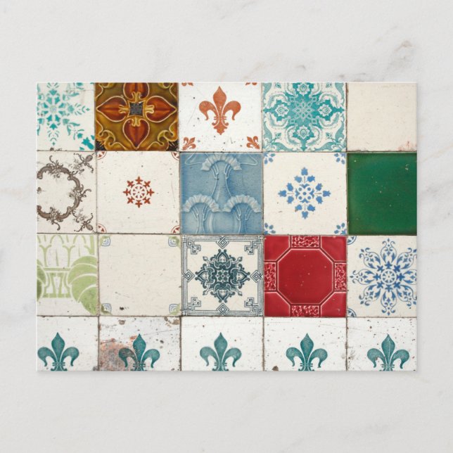 Carte Postale Carreaux portugais (Devant)